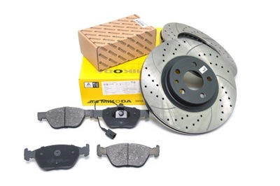 Тюнінг гальмівні диски + гальмівні колодки перед alfa romeo 156 też sw фото №1