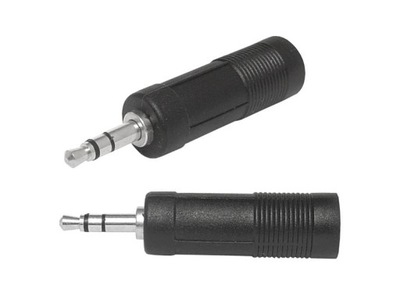 Adapter do słuchawek JACK 6.3mm - wtyk JACK 3.5mm