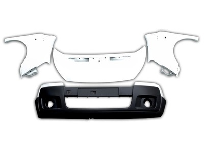 Капот крила лівий правий fiat scudo ii білий ewp a фото №1