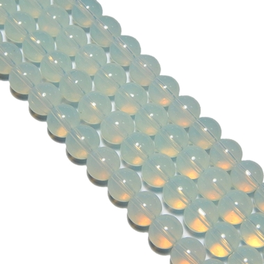 Kamień jubilerski OPAL 10mm koraliki 10sztuk