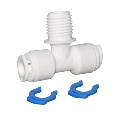 Trójnik 2 x 1/4" wężyk x 1/4"GZ