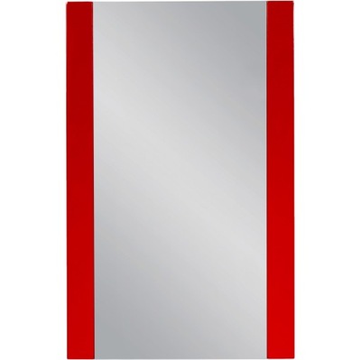 FOKUS meble łazienkowe lustro czerwone 80x50 cm