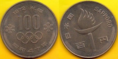Japonia 100 Yen 1972 r. - 2