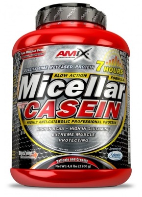 AMIX MICELLAR CASEIN 1000g KAZEINA BIAŁKO