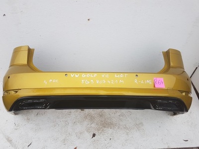 Бампер vw golf vii lift 5g9807421m r-line фото №1