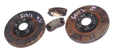 Kia soul ii гальмівні диски гальмівні гальмівні колодки комплект перед фото №1