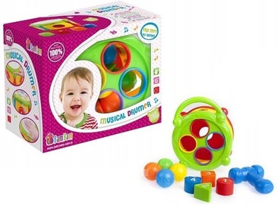Interaktywny muzyczny Bębenek Sorter Bam Bam