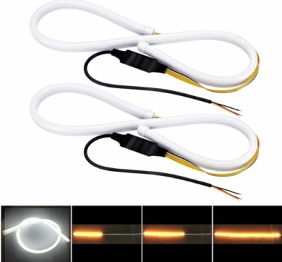 Світло денні drl led стрічка ремінь płynący динамічні поворотник 60cm фото №1