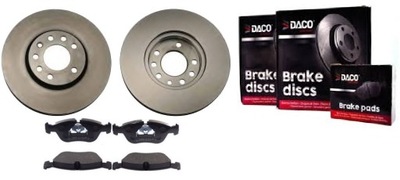 DISCS + PADS DACO FRONT OPEL ASTRA G ZAFIRA A - milautoparts-fr.ukrlive.com