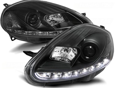 FIAT GRANDE PUNTO 09.05-08 FEUX AVANT BLACK DAYLIGHT LED - milautoparts-fr.ukrlive.com