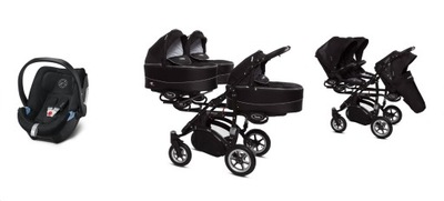 BABYACTIVE TRIPPY PREMIUM WÓZEK TROJACZKÓW 3W1 CYBEX ATON 5