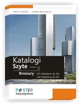 KATALOG BROSZURA FOLDER A4 16 STR -20 szt EXPRESS
