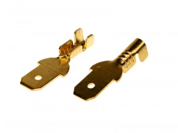 Wsuwki KONEKTORY męskie 4,8mm Komplet 10sztuk (0234)