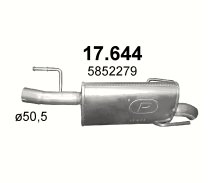 POT D'ÉCHAPEMENT FINAL OPEL MERIVA 17.644 - milautoparts-fr.ukrlive.com