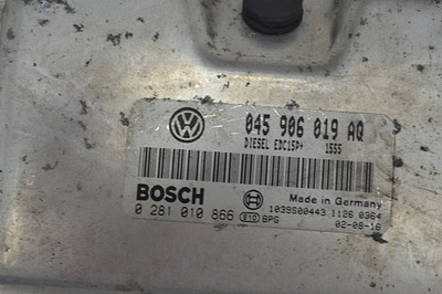 VW AUDI COMPUTER CONTROL UNIT 045906019AQ 0281010866 - milautoparts-fr.ukrlive.com