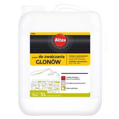 ALTAX - Środek do zwalczania/usuwania glonów 5L