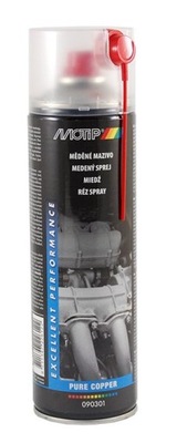 MOTIP 090301 SMAR MIEDZIANY MIEDŹ W SPRAYU 500ml