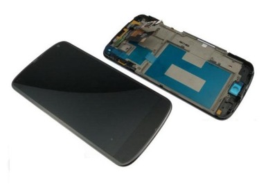 LG Nexus 4 E960 LCD wyświetlacz digitizer Ramka