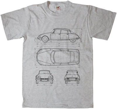 CITROEN DS KOSZULKA AVEC NADRUKIEM T-SHIRT - milautoparts-fr.ukrlive.com