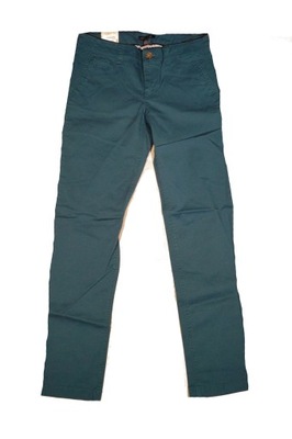 TOMMY HILFIGER Spodnie Jeans TURKUSOWE Roz: 4