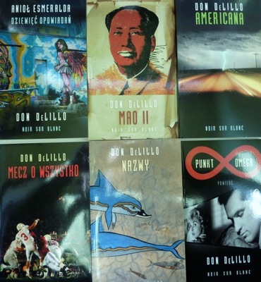 DON DeLILLO LITERATURA 6 pozycji książkowych