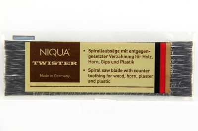Brzeszczoty włosowe spiralne Niqua TWISTER N5