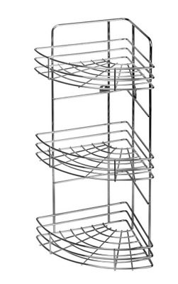 Półka łazienkowa Galicja 470 x 200 x 200 mm srebrna