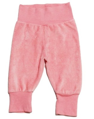 H&M welurowe spodnie niemowlęce alladynki 62