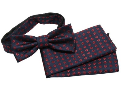 MUCHA MUSZKA GRANATOWA W KWIATKI Z POSZETKĄ ($39)