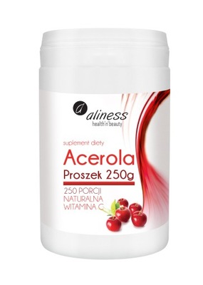 100% NATURALNA WITAMINA C-Acerola 250 g Aliness
