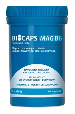 Suplement Bicaps MAG B6 - Magnez + Witamina 60szt