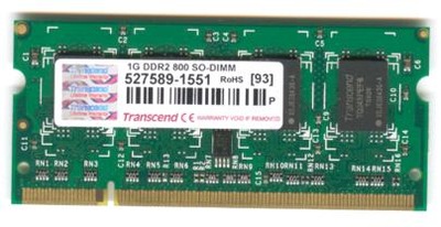OKAZJA DDR2 TRANSCEND 1GB 800 SO-DIMM