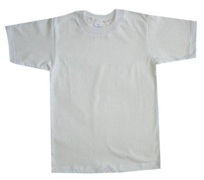 98 Bluzka koszulka biała na W-F bawełna 100% PL