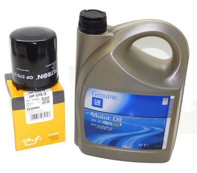 OIL GM 5W30 DEXOS1 + FILTER OILS OPEL ASTRA IV K 1.4 BENZYNY 101 125 150KM - milautoparts-fr.ukrlive.com