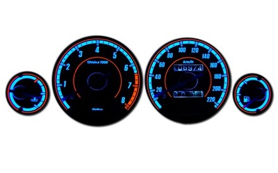 ROVER 200 MOMAN DISCS DASHBOARD INDIGLO PATTERN 1  