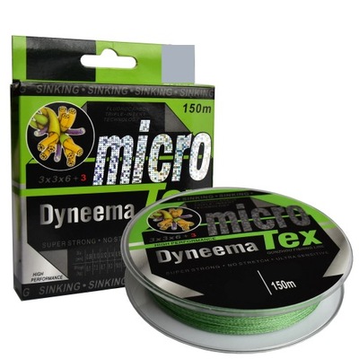PLECIONKA WĘDKARSKA 150m Micro Tex Zielona 0,28 mm