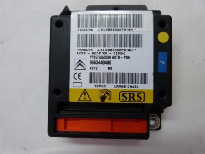 Citroen c6 датчик подушок подушка безпеки датчик 07r фото №1