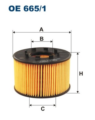 FILTRON OE665/1 FILTER OILS - milautoparts-fr.ukrlive.com