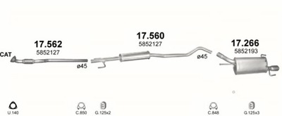 POLMOSTROW 17.266 SILENCER END - milautoparts-fr.ukrlive.com