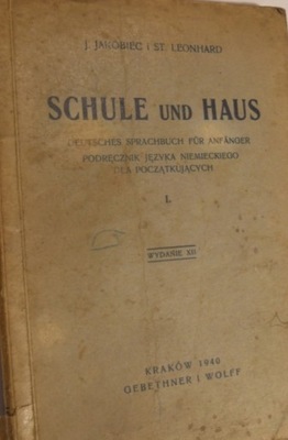 JĘZYK NIEMIECKI dla POLAKA SCHULE und HAUS 1940