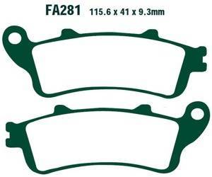 PADS BRAKE EBC SFA281 HONDA PANTHEON SILVER - milautoparts-fr.ukrlive.com