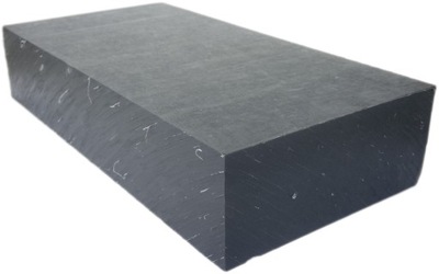 Płyta poliamid PA6+MoS2 czarna 10x100x415 mm