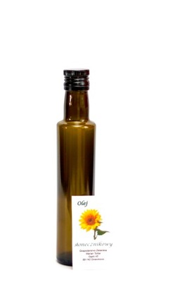 Olej ze słonecznika, słonecznikowy 250 ml