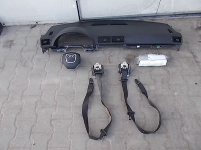 Audi a4 b7 04-07r приборная панель консоль ремни подушки безопасности фото №1