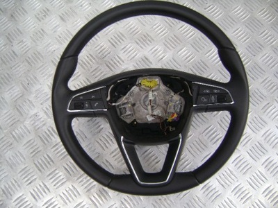 SEAT LEON III - STEERING WHEEL LEATHER MULTIFUNCTIONALITY - milautoparts-fr.ukrlive.com