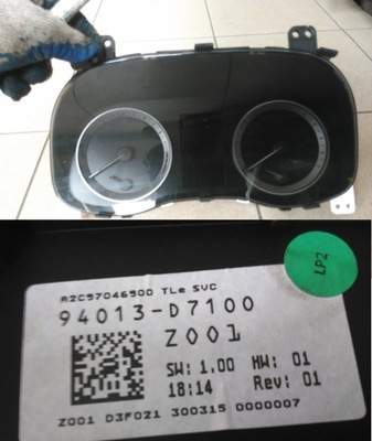 Hyundai tucson ii 2015 1.6t-gdi лічильник 94013d7100 фото №1