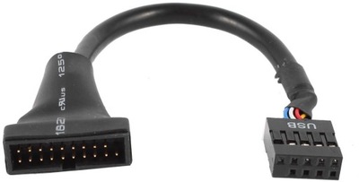 ADAPTER PRZEJŚCIÓWKA USB 3.0 / USB 2.0 19PIN-9PIN