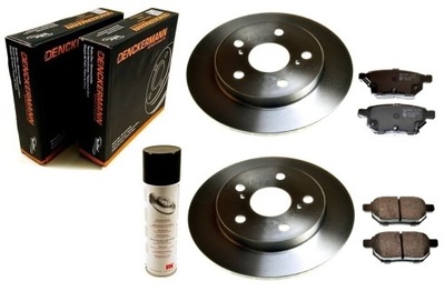 DISCS PADS TOYOTA AURIS E15 COROLLA E15 REAR JP - milautoparts-fr.ukrlive.com