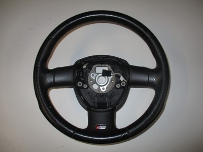 STEERING WHEEL AUDI A3 8P0124A S-LINE BLADES LEATHER - milautoparts-fr.ukrlive.com