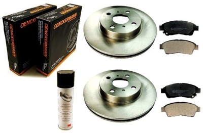 DISCS PADS TOYOTA COROLLA E10 E11 FRONT JAPAN - milautoparts-fr.ukrlive.com